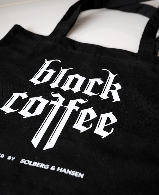 Black Coffee Tote Bag