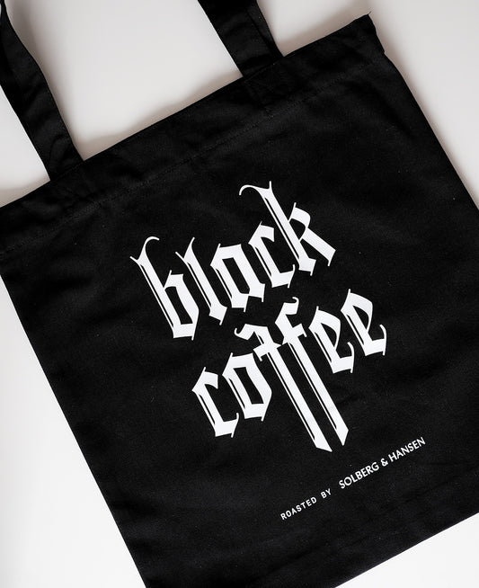 Black Coffee Tote Bag