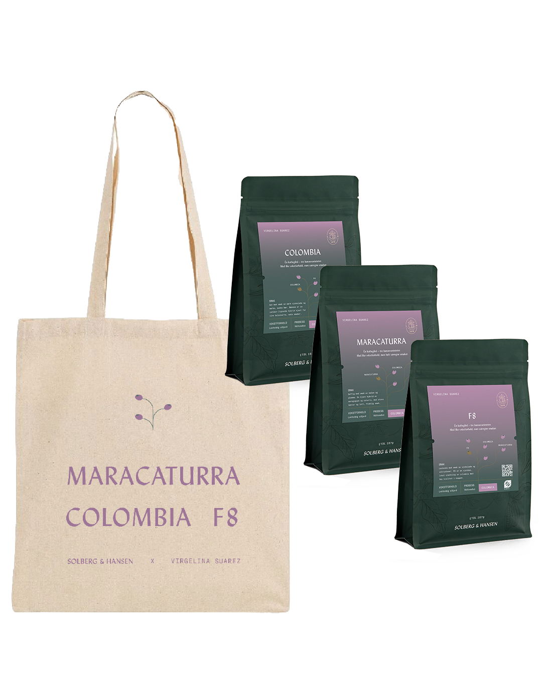 Bundle: Virgelina Suarez 250g x3 and tote bag